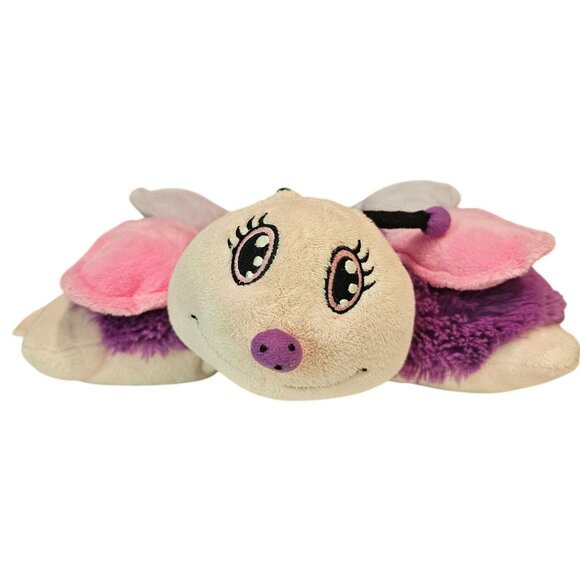 Pillow Pets Dream Lites Fluttery Butterfly Night Light Toy Stuffed 11" WORKING - Picture 9 of 15